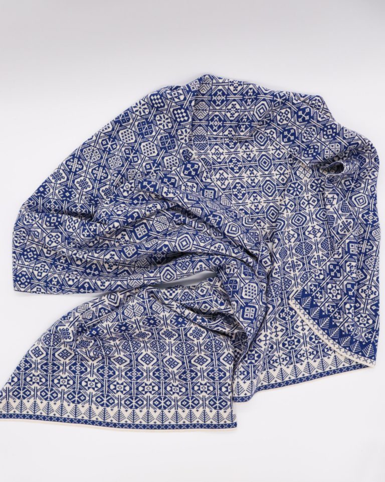 Fair Isle Luxury Shawl Scarf