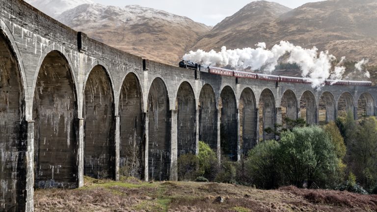 Scotland Trains Bridges Glenfinnan Smoke 559811 1920x1080 768x432